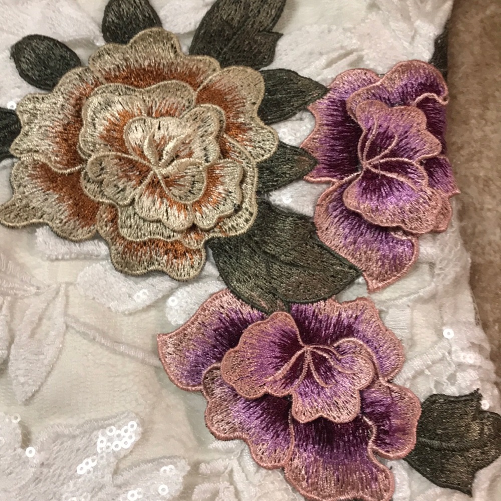 new bhldn Gabrielle Embroidered Marchesa Notte - Picture 3 of 7